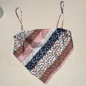 Floral Patchwork Camisole Top